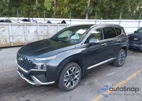 2023 Hyundai Santa Fe Calligraphy from USA, damaged, VIN 5NMS5DAL9PH638512